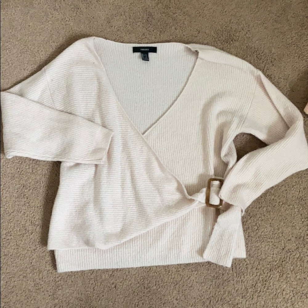 Forever 21 Wrap Front Sweater